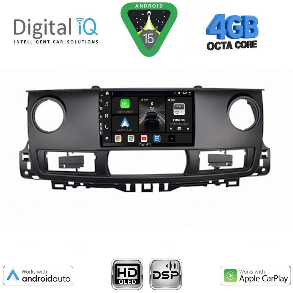 BXF16554-15 DIGITAL IQ BXF 16554_CPAA (9inc) MULTIMEDIA TABLET for RENAULT MASTER mod. 2003-2010 - Image 1