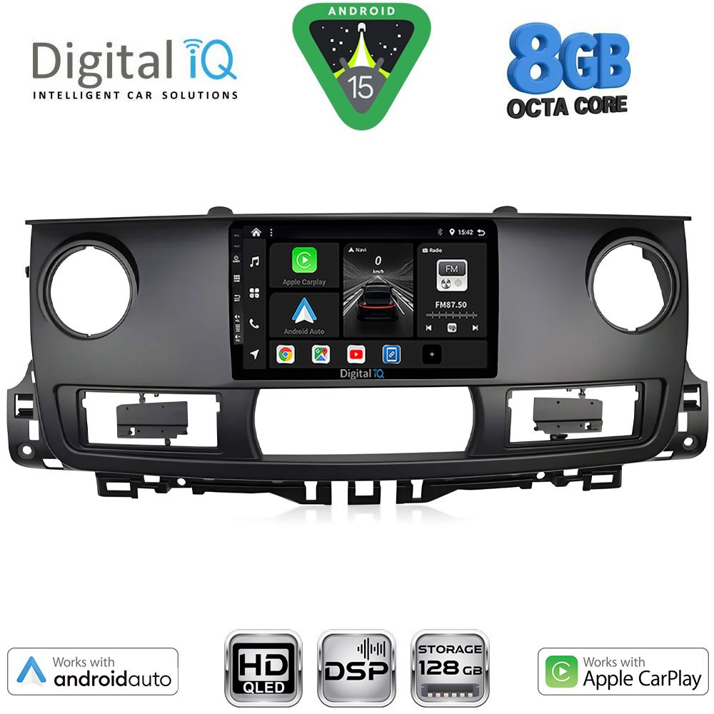 BXF18554_15 DIGITAL IQ BXF 18554_CPAA (9inc) MULTIMEDIA TABLET for RENAULT MASTER mod. 2003-2010 - Image 1