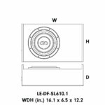 Subwoofer Αυτοκινήτου - DD Audio - LE-DF-SL610 - Image 4