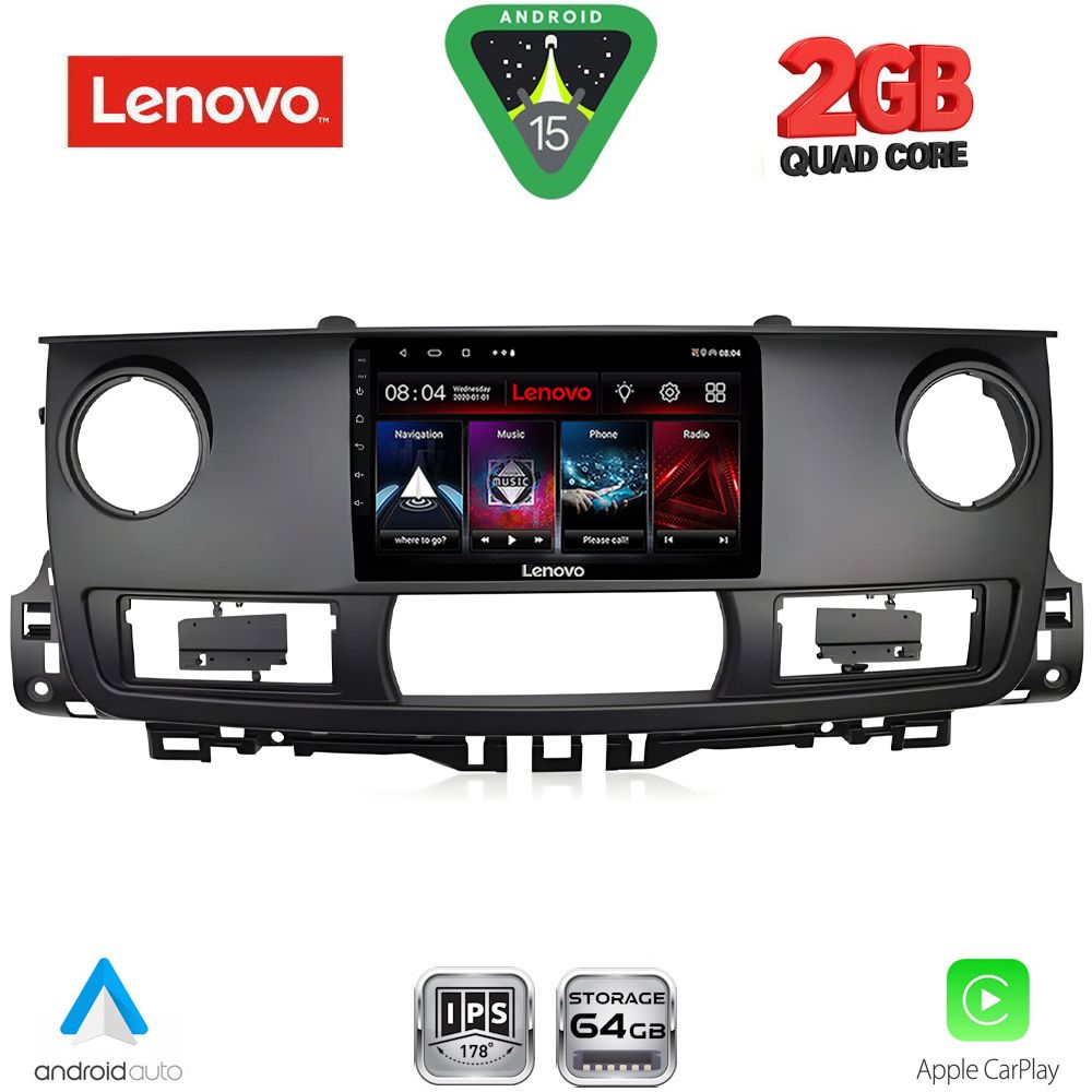 LVD2554_15 LENOVO LVD 2554_CPA (9inc) MULTIMEDIA TABLET for RENAULT MASTER mod. 2003-2010 - Image 1