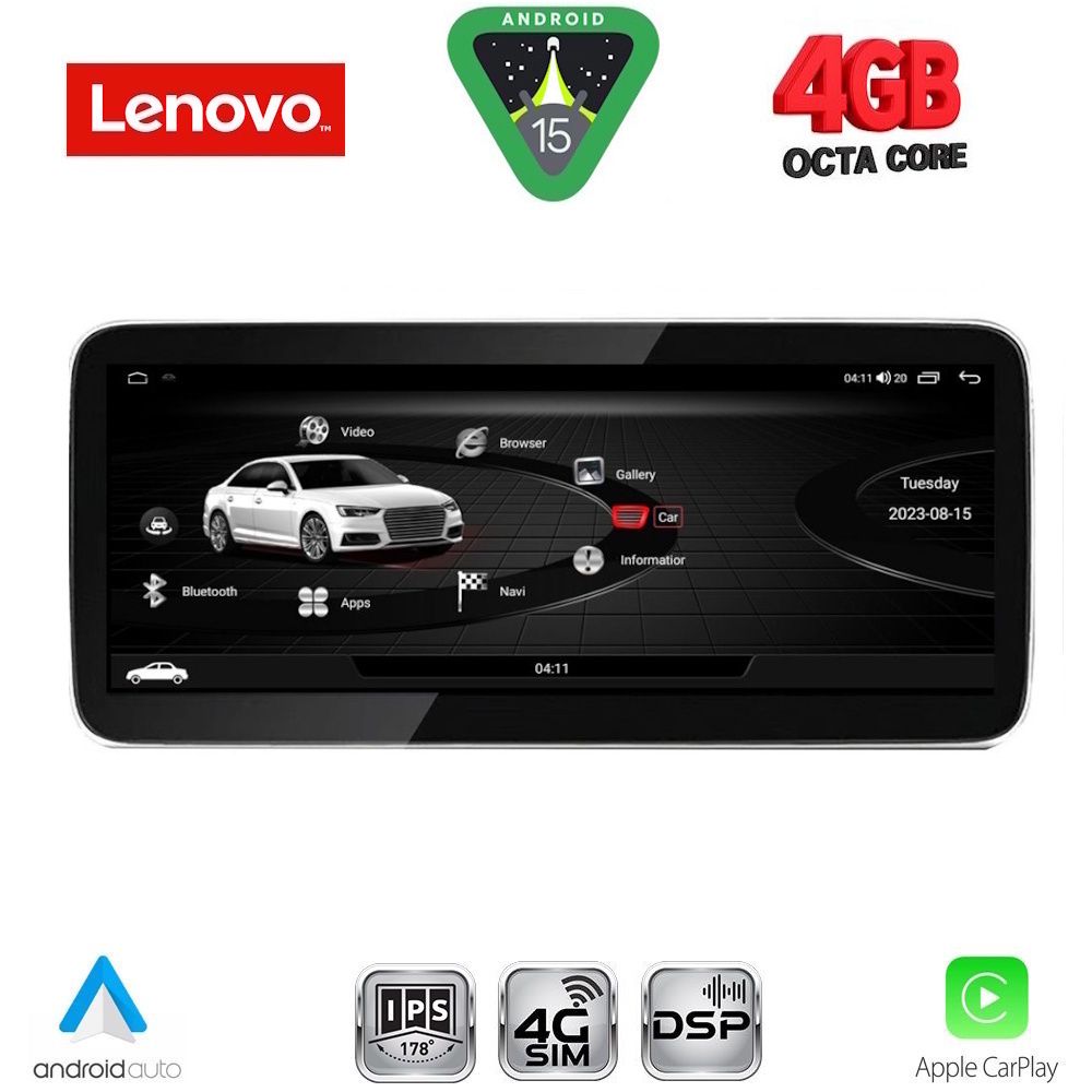 LVG13464A-15 LENOVO LVG 13926_CPA (10.33inc) MULTIMEDIA SYSTEM for AUDI A6 mod. 2012-2015 - Image 1