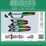 DIQ AMBIENT MERCEDES BC05D (Digital iQ Ambient Light for Mercedes GL - GLE - ML mod. 2011-2019 with 25 Lights)