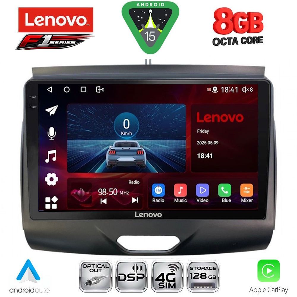 SSR10172A-15 LENOVO SSR 10172B_CPA (9inc) MULTIMEDIA TABLET for FORD RANGER mod. 2015-2018 - Image 1
