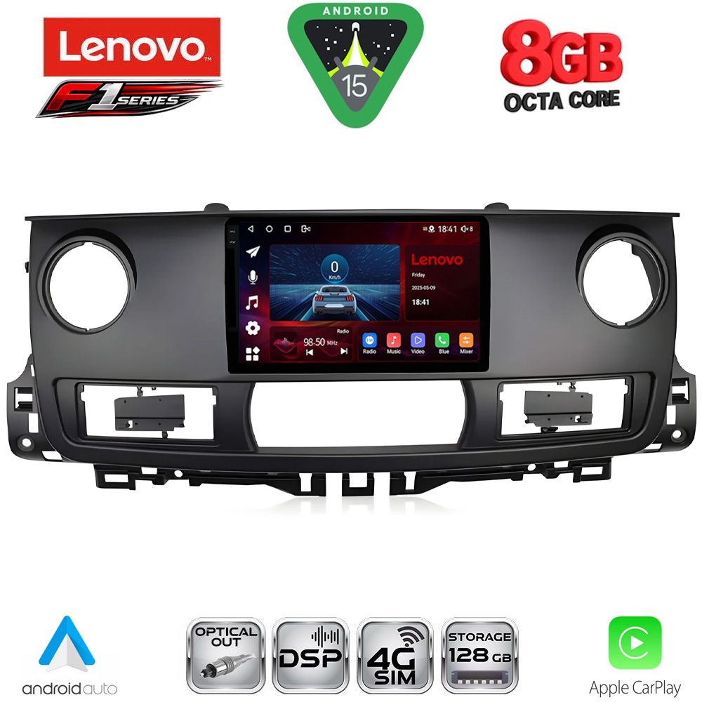 SSR10554_15 LENOVO SSR 10554_CPA (9inc) MULTIMEDIA TABLET for RENAULT MASTER mod. 2003-2010 - Image 1