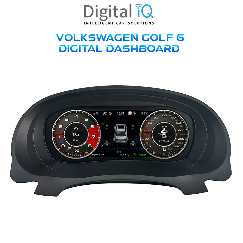 VW_Golf_6_Digital_Dashboard_01 DIGITAL IQ DYL 746_DC (10.25") DIGITAL INSTRUMENT CLUSTER for VW GOLF 6 mod. 2008-2013 - Image 1