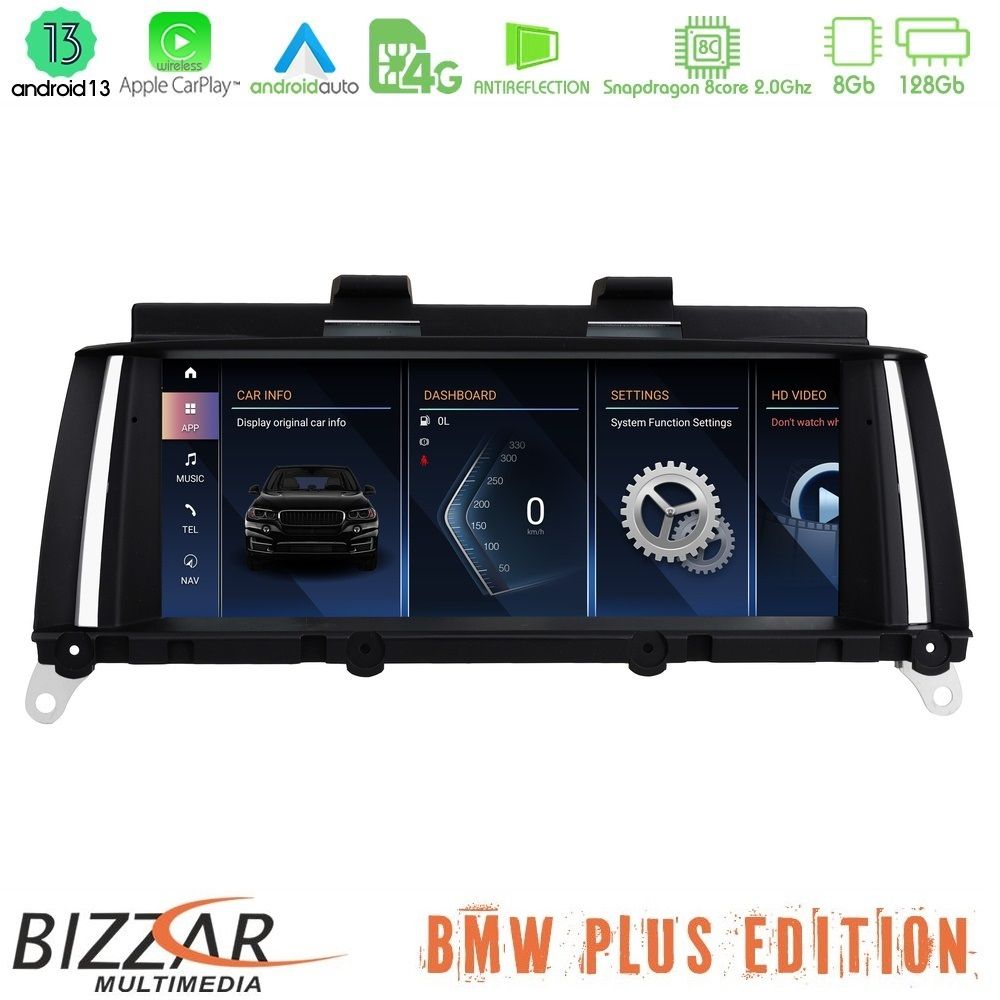 bizzar_bm_6223gn Bizzar Plus Edition BMW X3 F25 CIC Android13 8Core (8+128GB) Navigation Multimedia 8.8" Black Panel - Image 1