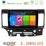 Bizzar C Series Lite 4Core Android14 2+32GB  Mitsubishi Lancer 2008 – 2015 Navigation Multimedia Tablet 10"