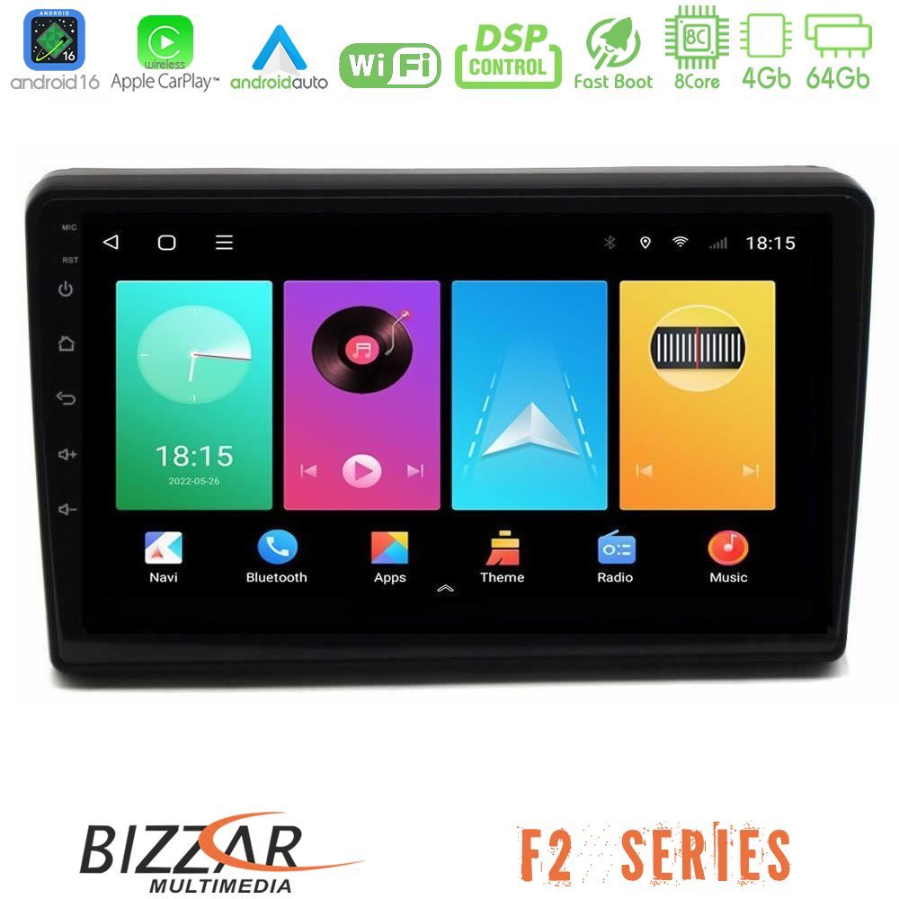 bizzar_f2_ct3009 Bizzar F2 Series 8Core Android16 4+64GB Citroen C5 2008-2019 Navigation Multimedia Tablet 10" - Image 1