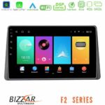 Bizzar F2 Series 8Core Android16 4+64GB  Dacia Duster 2023-2024 Navigation Multimedia Tablet 10"