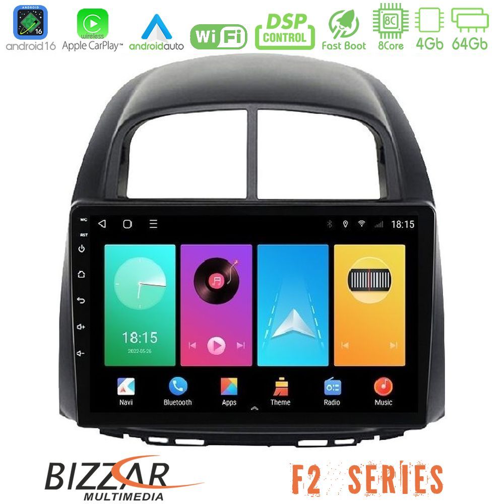 bizzar_f2_dh0527 Bizzar F2 Series 8Core Android16 4+64GB Daihatsu Sirion/Subaru Justy Navigation Multimedia Tablet 10" - Image 1