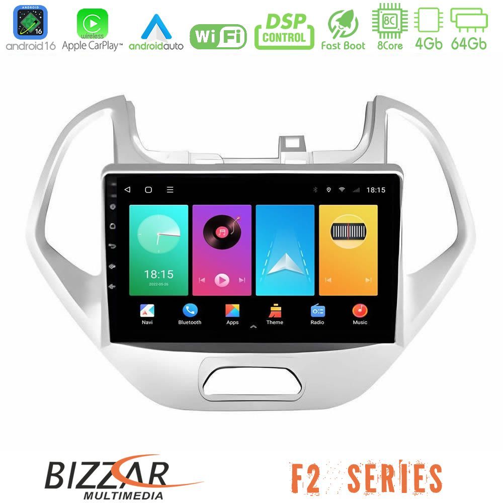 bizzar_f2_fd0767 Bizzar F2 Series 8Core Android16 4+64GB Ford KA 2016-2020 Navigation Multimedia Tablet 9" - Image 1