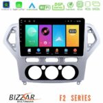 Bizzar F2 Series 8Core Android16 4+64GB  Ford Mondeo 2007-2010 Manual A/C Navigation Multimedia Tablet 10"
