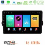 Bizzar F2 Series 8Core Android16 4+64GB  Fiat Tipo 2015-2022 (Sedan) Navigation Multimedia Tablet 9"