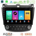 Bizzar F2 Series 8Core Android16 4+64GB  Honda Accord 2002-2008 Navigation Multimedia Tablet 10"