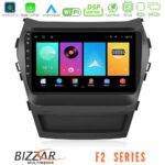 Bizzar F2 Series 8Core Android16 4+64GB Hyundai iX45 2012-2017 Navigation Multimedia Tablet 9"
