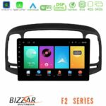 Bizzar F2 Series 8Core Android16 4+64GB  Hyundai Accent 2006-2011 Navigation Multimedia Tablet 9"