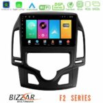 Bizzar F2 Series 8Core Android16 4+64GB  Hyundai i30 2007-2012 Auto A/C Navigation Multimedia Tablet 9"