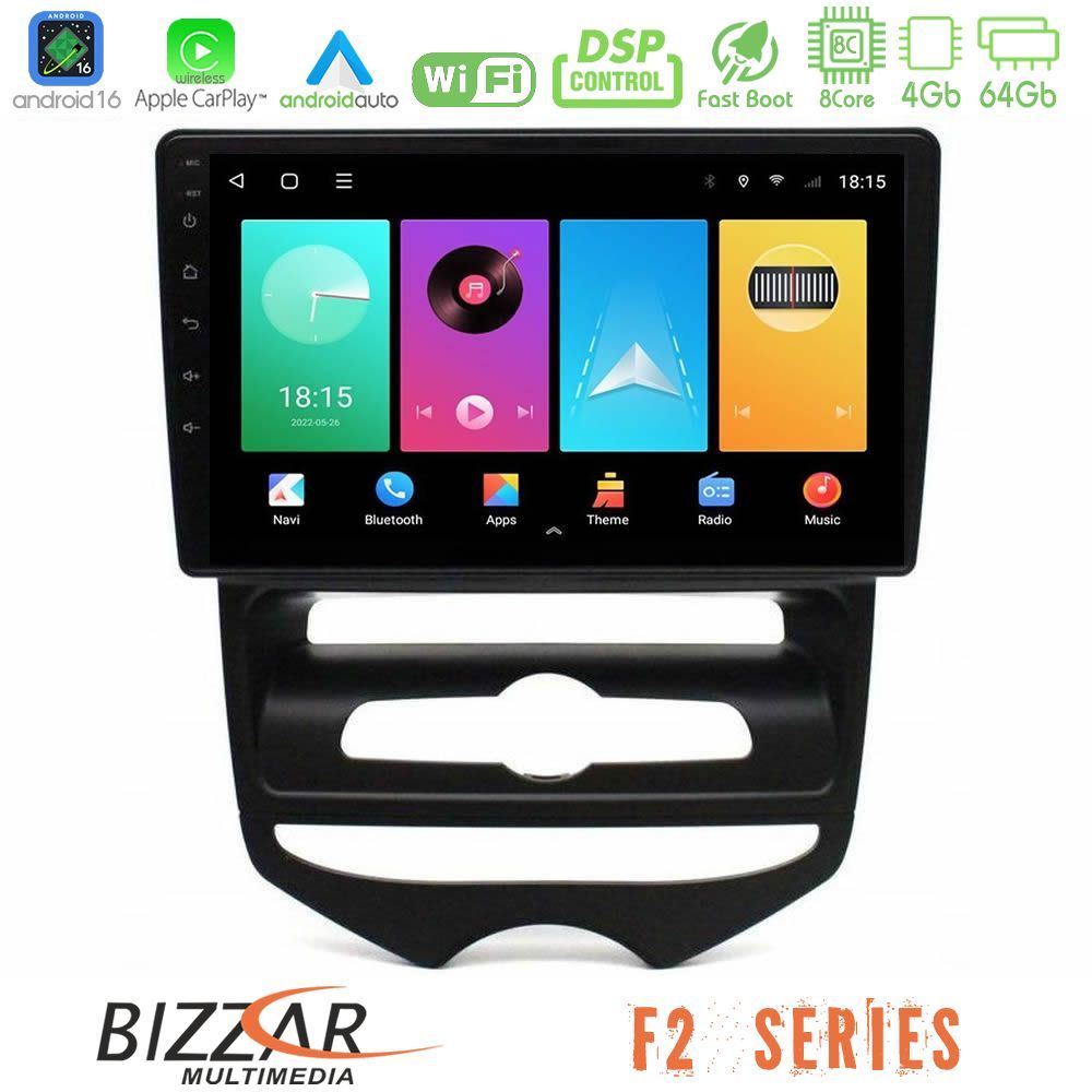 bizzar_f2_hy1667 Bizzar F2 Series 8Core Android16 4+64GB Hyundai ix20 2010-2020 (MANUAL A/C) Navigation Multimedia Tablet 10" - Image 1
