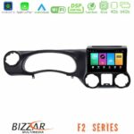 Bizzar F2 Series 8Core Android16 4+64GB  Jeep Wrangler 2011-2014 Navigation Multimedia Tablet 10"