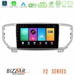 Bizzar F2 Series 8Core Android16 4+64GB  Kia Sportage 2018-2021 Navigation Multimedia Tablet 9"