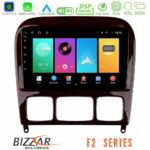 Bizzar F2 Series 8Core Android16 4+64GB  Mercedes S Class 1999-2004 (W220) Navigation Multimedia Tablet 9"