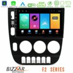 Bizzar F2 Series 8Core Android16 4+64GB Mercedes ML Class (W163) 1998-2005 Manual AC Navigation Multimedia Tablet 9"