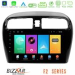 Bizzar F2 Series 8Core Android16 4+64GB  Mitsubishi Space Star 2013-2016 Navigation Multimedia Tablet 9"