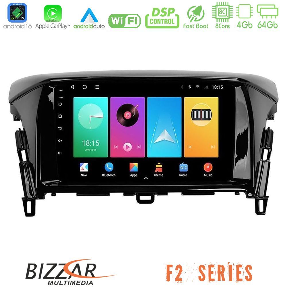 bizzar_f2_mt2021 Bizzar F2 Series 8Core Android16 4+64GB Mitsubishi Eclipse Cross 2018-2023 Navigation Multimedia Tablet 9" - Image 1