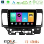 Bizzar F2 Series 8Core Android16 4+64GB  Mitsubishi Lancer 2008 – 2015 Navigation Multimedia Tablet 10"