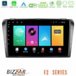 Bizzar F2 Series 8Core Android16 4+64GB  Mazda 3 2004-2009 Navigation Multimedia Tablet 9"