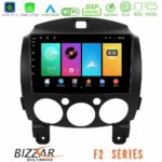 Bizzar F2 Series 8Core Android16 4+64GB  Mazda 2 2008-2014 Navigation Multimedia Tablet 9"