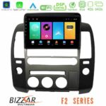 Bizzar F2 Series 8Core Android16 4+64GB   Nissan Navara D40 2006-2012 (με εργ.οθόνη) Navigation Multimedia Tablet 9"