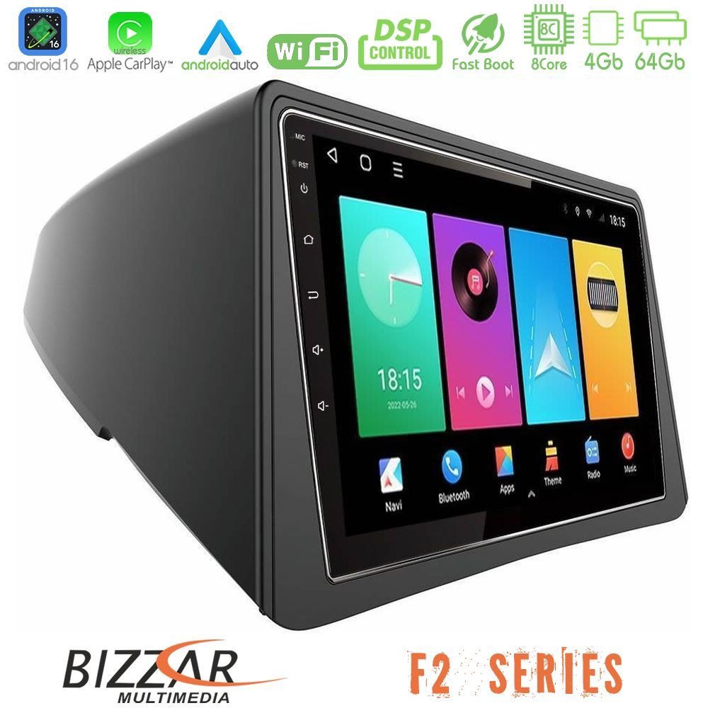 bizzar_f2_op066 Bizzar F2 Series 8Core Android16 4+64GB Opel Mokka Navigation Multimedia Tablet 9" - Image 1