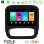 Bizzar F2 Series 8Core Android16 4+64GB  Renault/Nissan/Opel/Fiat Navigation Multimedia Tablet 9"
