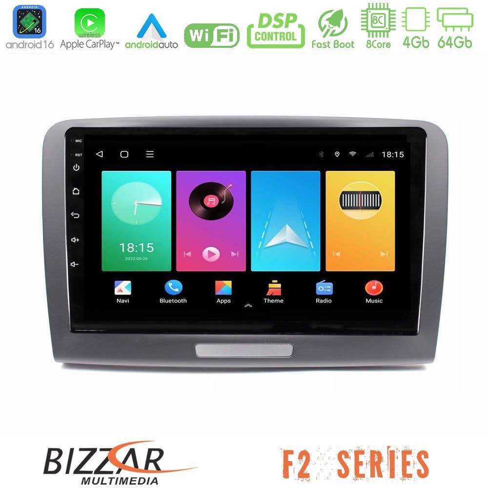bizzar_f2_sk1069 Bizzar F2 Series 8Core Android16 4+64GB Skoda Superb 2008-2015 Navigation Multimedia Tablet 9" - Image 1