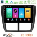 Bizzar F2 Series 8Core Android16 4+64GB  Subaru Forester Navigation Multimedia Tablet 9"