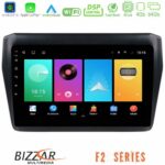 Bizzar F2 Series 8Core Android16 4+64GB  Suzuki Swift 2017-2023 Navigation Multimedia Tablet 9"