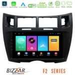 Bizzar F2 Series 8Core Android16 4+64GB  Toyota Yaris Navigation Multimedia Tablet 9" (Μαύρο Χρώμα)