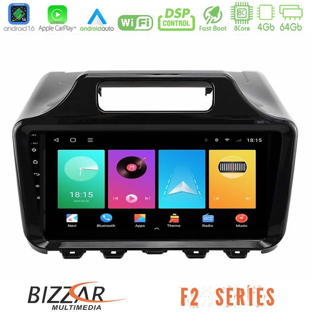 bizzar_f2_ty2197 Bizzar F2 Series 8Core Android16 4+64GB Toyota iQ 2008 – 2015 Navigation Multimedia Tablet 9" - Image 1