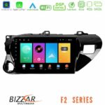 Bizzar F2 Series 8Core Android16 4+64GB  Toyota Hilux 2017-2021 Navigation Multimedia Tablet 10"