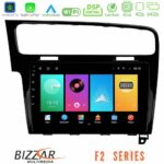 Bizzar F2 Series 8Core Android16 4+64GB  VW GOLF 7 Navigation Multimedia Tablet 10"