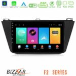 Bizzar F2 Series 8Core Android16 4+64GB  Vw Tiguan 2016-2022 Navigation Multimedia Tablet 10"