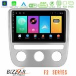 Bizzar F2 Series 8Core Android16 4+64GB  VW Scirocco 2008-2014 Navigation Multimedia Tablet 9"