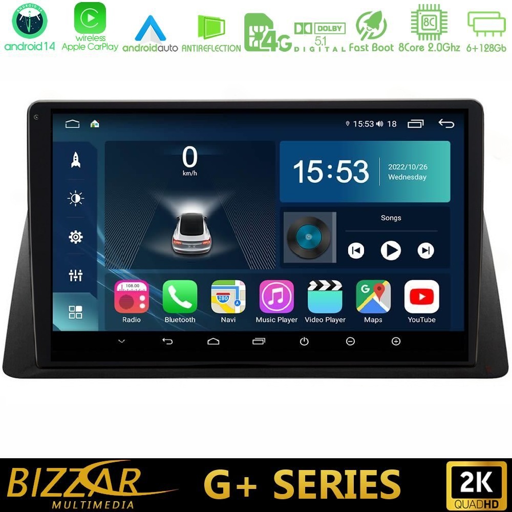 bizzar_g_hd2945 Bizzar G+ Series Honda WR-V 2024-> 8core Android14 6+128GB Navigation Multimedia Tablet 10" - Image 1
