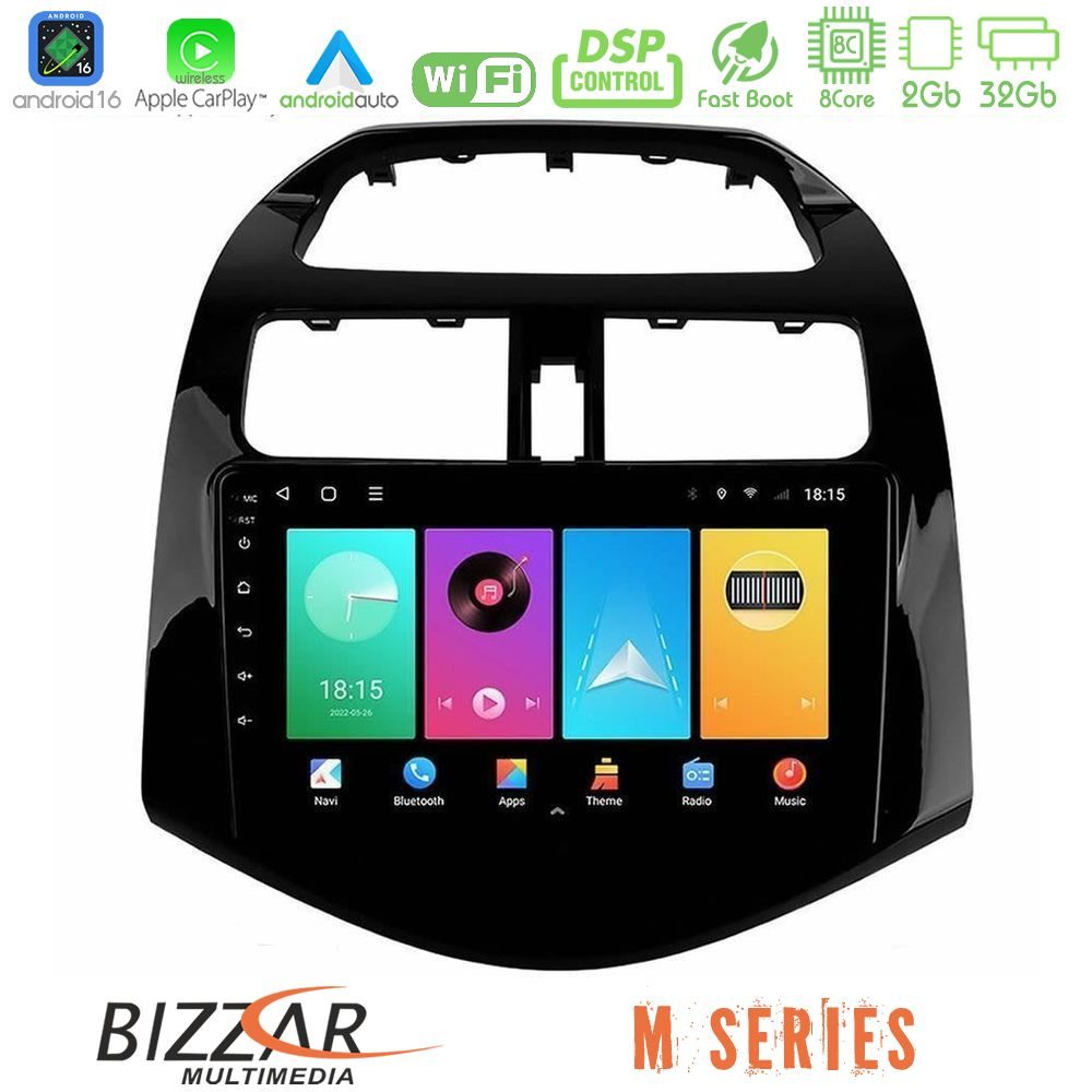 bizzar_m_cv0683 Bizzar M Series 8Core Android16 2+32GB Chevrolet Spark 2009-2015 Navigation Multimedia Tablet 9" - Image 1