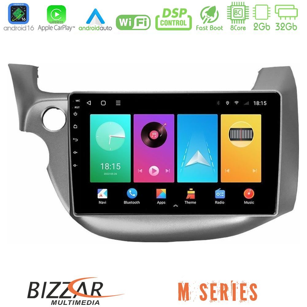 bizzar_m_hd098t Bizzar M Series 8Core Android16 2+32GB Honda Jazz 2009-2013 Navigation Multimedia Tablet 10" - Image 1