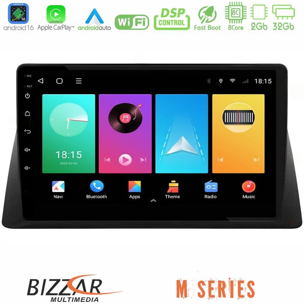 bizzar_m_hd2945 Bizzar M Series 8Core Android16 2+32GB Honda WR-V 2024-> Navigation Multimedia Tablet 10" - Image 1