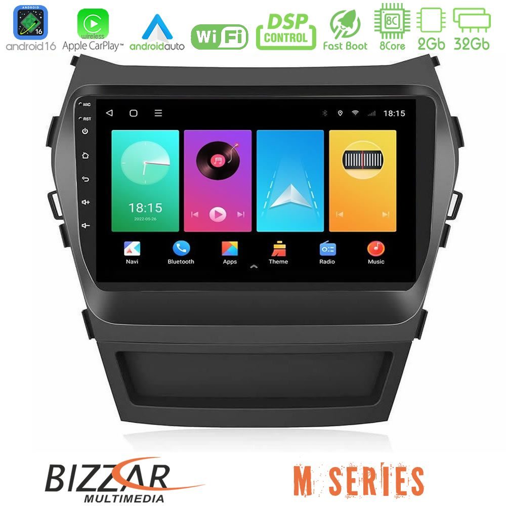 bizzar_m_hy0166 Bizzar M Series 8Core Android16 2+32GB Hyundai iX45 2012-2017 Navigation Multimedia Tablet 9" - Image 1