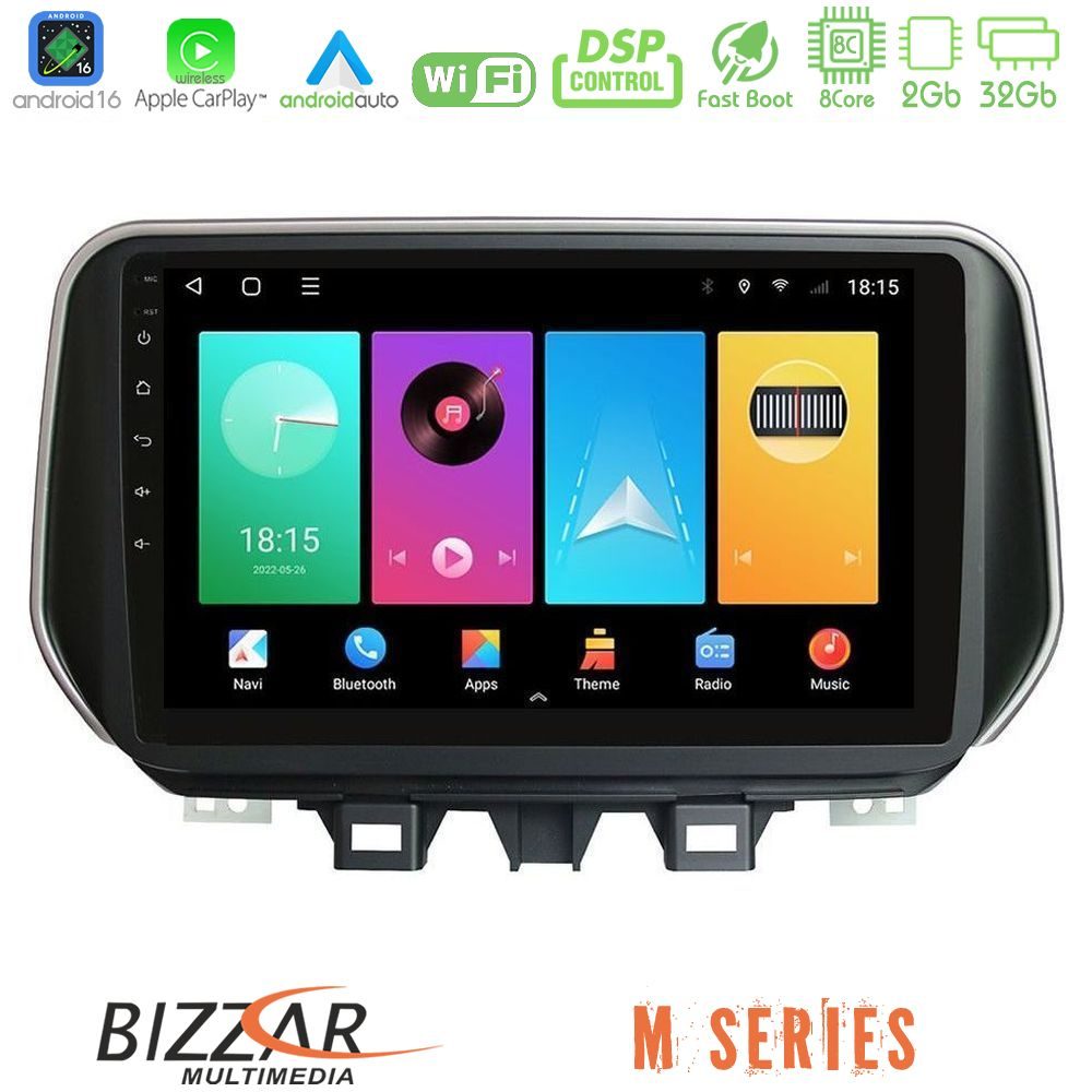bizzar_m_hy0609 Bizzar M Series 8Core Android16 2+32GB Hyundai ix35 Navigation Multimedia Tablet 10" - Image 1