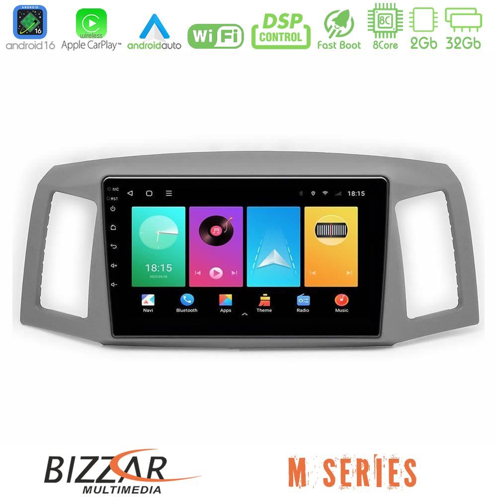 bizzar_m_jp1152 Bizzar M Series 8Core Android16 2+32GB Jeep Grand Cherokee 2005-2007 Navigation Multimedia Tablet 10" - Image 1